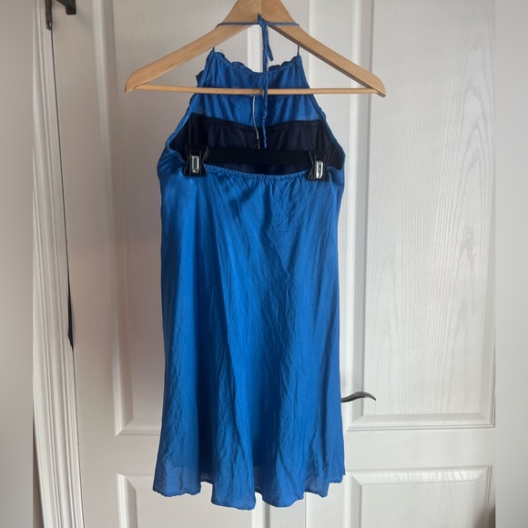 Zara Blue Party Dress - Picture 2 of 4